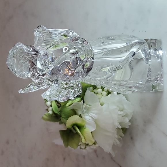 Vintage Mikasa Crystal Angel with Harp - Picture 3 of 5